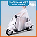 Áo Mưa Trùm Đầu Kiểu Poncho Không Che Đèn Xe