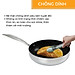 Chảo chống dính Inox có từ 3 kích thước 24 26 28cm  - thương hiệu Hare - lỗi 1 đổi 1