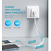 Adapter Củ Sạc 38W CHOETECH PD5002 USB-A Quick Charge 3.0, USB Type C PD 20W - Hàng Chính Hãng