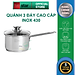 Quánh Inox Nắp Kiếng Fivestar Q12-3DG (12cm) - Hàng Chính Hãng