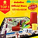 Cờ Tỷ Phú - Monopoly - bàn NHỰA cao cấp 42 x 42cm - Trò chơi rèn luyện tư duy tài chính - chính hãng dododios
