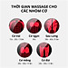 Máy massage cầm tay Kachi MK377 với 9 cấp độ rung - hàng chính hãng