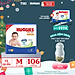 Tã/bỉm quần Huggies Skin Care Mega Jumbo M102+4 miếng với tràm trà dịu da