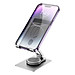 Kệ Wiwu Desktop Rotation Stand Zm107 Cho Điện Thoại, Ipad Làm Bằng Nhôm Nguyên Khối, Xoay 360 Độ, Có Thể Gập Lại - Hàng Chính Hãng