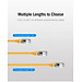 Cáp mạng Cat.6A Vention SFTP Patch Cable Yellow (10Gbps)- Hàng Nhập Khẩu
