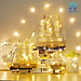 Đèn led dây fairy light đom đóm 3 chế độ nháy, có sẵn pin 1m - phụ kiện trang trí