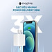 Adapter Sạc Type C PD 20W Mophie Trắng - Hàng chính hãng