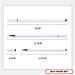 Bút Cảm Ứng Dành Cho Điện Thoại Ipad Máy Tính Bảng - Hàng Nhập Khẩu (Tặng Đầu Cảm Ứng Thay Thế)