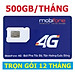 Sim 4G Mobifone 5GB/ngày, 50GB - 100GB - 150GB - 500GB/tháng trọn gói 12 tháng, KHÔNG CHIA THEO NGÀY, Dùng toàn quốc. Hàng Chính Hãng
