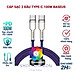 Cáp sạc Baseus Type C 100W, Cáp sạc siêu nhanh 100W Baseus Metal Data Cable Type C to Type C (100W) - Hàng nhập khẩu