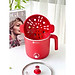 Nồi lẩu mini kèm xưng hấp Arber DN05 màu đỏ Hàng chính hãng