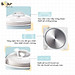 Nồi nấu chậm Bear SUBE003 2.5 Lít (có lồng hấp) với 8 chức năng và ruột nồi bằng sứ cao cấp. Thích hợp cho bé ăn dặm, người có tuổi, người ốm dậy, người ăn kiêng, chơi thể thao.