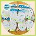 Combo 5 đôi bao tay, bao chân, phụ kiên thời trang sơ sinh 100% cotton, mềm, mịn, thoáng mát, giữ ấm cho bé tốt