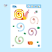 Đồ chơi Giáo dục sớm Thẻ Flashcard thông minh cho bé xóa được, học liệu giáo dục sớm thương hiệu Lalala Baby (Shape Me - Write Me - Math Me - Learn Me)