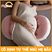 Gối bầu cánh tiên cho bà bầu ôm ngủ kê lưng bụng cao cấp thoải mái bằng vải cotton 100% MySun