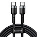 Dây cáp sạc nhanh 100W chuẩn PD 2.0 Type C to type-c QC 3.0 hiệu Baseus Cafule type c to Type C cho iPad Pro 2018 / 2020 / Samsung / Huawei / Xiaomi / Tablet / Macbook / Laptop Type C - Hàng nhập khẩu