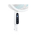 Quạt đứng có điều khiển từ xa Tefal Turbo Silence Plus VH689990 màu trắng cánh xanh - Hàng chính hãng