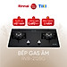 Bếp gas âm Rinnai Rinnai RVB-212BG mặt bếp kính và kiềng bếp men - Hàng chính hãng.