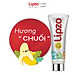 Kem Đánh Răng Trẻ Em LIPZO Vị Chuối Bảo Vệ Răng Sữa 75g Hữu Cơ Ngọt Thơm An Toàn Nuốt Được Dành Cho Trẻ Em Từ 3-10 Tuổi