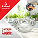 Chảo xào Inox 5 lớp đúc liền khối Kalpen Lager LX32 size 32cm, bảo hành 30 năm