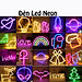 Đèn LED Neon Trang Trí KUNBE Treo Tường Decor Phòng Làm Việc, Phòng Ngủ, Sự Kiện Đa Dạng Kiểu Dáng Màu Sắc