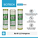 Bộ lõi số 1,2,3 10 inch by Scitech (Lõi PP5-OCB-PP1 dùng thay thế máy lọc nước Karofi, Kangaroo, Mutosi) - Hàng chính hãng