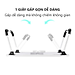 Bàn Học Gấp Gọn Có Khe Để Điện Thoại, Máy Tính Bảng, Khay Để Ly - Hàng Loại 1 (Giao ngẫu nhiên)