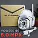 Camera 4G Yoosee 32 led chống nước, xoay 360 độ,quay đêm có màu,thích hợp sử dụng ở vị trí không có wifi - Hàng chính hãng