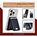 Ví da đựng Card từ tính WiWU Mag Wallet Pro ATM Visa tích hợp giá đỡ đa năng Card Holder cho iPhone 16 15 14 13 12 S22 S23 S24 Z FLlip Fold - Hàng nhập khẩu