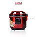 Nồi cơm điện KIPOR KP-N1512 - 1.2L - Lớp chống dính TEFLON 5 lớp lòng nồi dầy 3mm nặng 690G toả nhiệt đều cho 2-3 người ăn - Hàng chính hãng