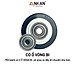 Bánh Xe Đẩy Hàng Có Bạc Đạn Và Khóa ANKAN, Bánh Xe Nhựa PVC Mini 40mm