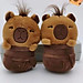 Thú nhồi bông capybara nhiều mẫu mini - Size 22cm - Quà tặng gấu bông capybara bộ trưởng hiền lành đáng yêu.