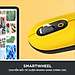 Chuột không dây bluetooth Logitech POP MOUSE - giảm ồn, nút emoji tùy chỉnh - Hàng chính hãng
