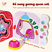 Sách âm thanh Lalalook đồ chơi kích thích thị giác não bộ phát triển cho bé sơ sinh Lalala baby