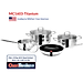 BỘ NỒI INOX EUROSUN MC1603 TITINIUM - HÀNG CHÍNH HÃNG