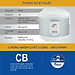 Nồi Cơm Điện Nắp Gài BlueStone RCB-5527 1.8 Lít 700W - Hàng Chính Hãng