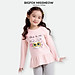 Bộ bé gái BIGFOX - MISS MEOW thu đông  size đại, bộ dài tay cho bé phong cách Hàn Quốc in thỏ đeo kính THIS IS ME 11 - 38 kg