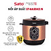 Nồi áp suất đa năng SATO 6AS042.N 6.0L - Nồi áp suất đa chức năng : nấu cơm, nấu cháo, hầm gân, ninh, súp, hấp, giữ ấm ... Dung tích : 6.0 lít phù hợp gia đình 4 - 6 người - Miễn phí vận chuyển toàn quốc - Hàng chính hãng