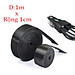 Combo 2 Cuộn Băng Gai Dính Cỡ 1cm x 1m - Dây Dính 2 Mặt Quấn Dây Điện, Dây Sạc, Tai Nghe Gọn Gàng - Hàng Nhập Khẩu