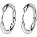 Bông tai nam inox khuyên tròn 12mm BT233 - 2 chiếc