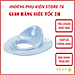 Miếng Lót Thu Nhỏ Bồn Cầu Cho Bé Tập Đi Vệ Sinh/ Bệ Ngồi Toilet , Bệ Bồn Cầu Có Đệm Cao Su Chống Trơn Trượt Đảm Bảo An Toàn Cho Bé- Chính Hãng inochi ( Tặng khăn đa năng )