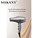 Máy sấy tóc chuyên dụng SOKANY SK-14015 công suất lớn 2400W, máy sấy chuẩn salon 2 chiều nóng lạnh giúp giảm gãy rụng tóc - HÀNG CHÍNH HÃNG