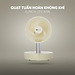 Quạt sạc tuần hoàn không khí Elmich CFE-8786, dung lượng pin lớn, hoạt động liên tục tới 10h, tạo nên luồng gió mạnh,  di chuyển linh hoạt 90° theo chiều ngang tạo luồng gió đa chiều, làm mát nhanh, dễ chịu - Hàng chính hãng