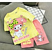 Đồ bộ bé gái, Bộ cộc tay cho bé gái hình kuromi gấu dâu melody từ 8-35kg chất cotton mềm mịn mát