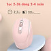 Chuột Không Dây PIX-LINK P100 Wireless 2.4Ghz Sạc Pin, Chống Ồn, DPI1600 Dùng Cho Máy Tính, Laptop, Tivi-Hàng Chính Hãng