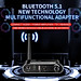 ROGTZ - Bộ Chuyển Đổi Âm Thanh DAC HIFI Bluetooth 5.1 T02 Chip giải mã DAC ES9038Q2M Hỗ trợ âm thanh 5.1/7.1 kênh Cổng Kết Nối Optical USB Coaxial Hỗ Trợ Đa Định Dạng  MP3 APE FLAC WAV WMA - Hàng Chính Hãng