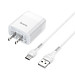 Bộ sạc nhanh 1 cổng USB Type C 2.1A Hoco C72- HÀNG CHÍNH HÃNG