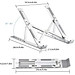 Giá đỡ laptop, máy tính hợp kim nhôm nguyên khối,điều chỉnh 6 cấp độ,thiết kế tản nhiệt kiểu dáng sang trọng chống rung,chịu tải nặng xếp gọn mang theo TiMa.lala - Hàng chính hãng