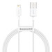 Cáp sạc cho iPhone/ iPad Baseus Superior Series Fast Charging Data Cable USB to iP (2.4A, 480Mbps, Fast charge, ABS/ TPE Cable)- Hàng chính hãng