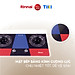 Bếp gas âm đầu đốt trong Rinnai RVB-2Gi(MC) mặt bếp kính và kiềng bếp men - Hàng chính hãng